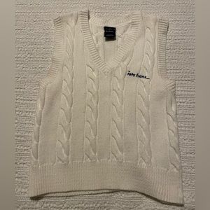 iets frans cable sweater vest